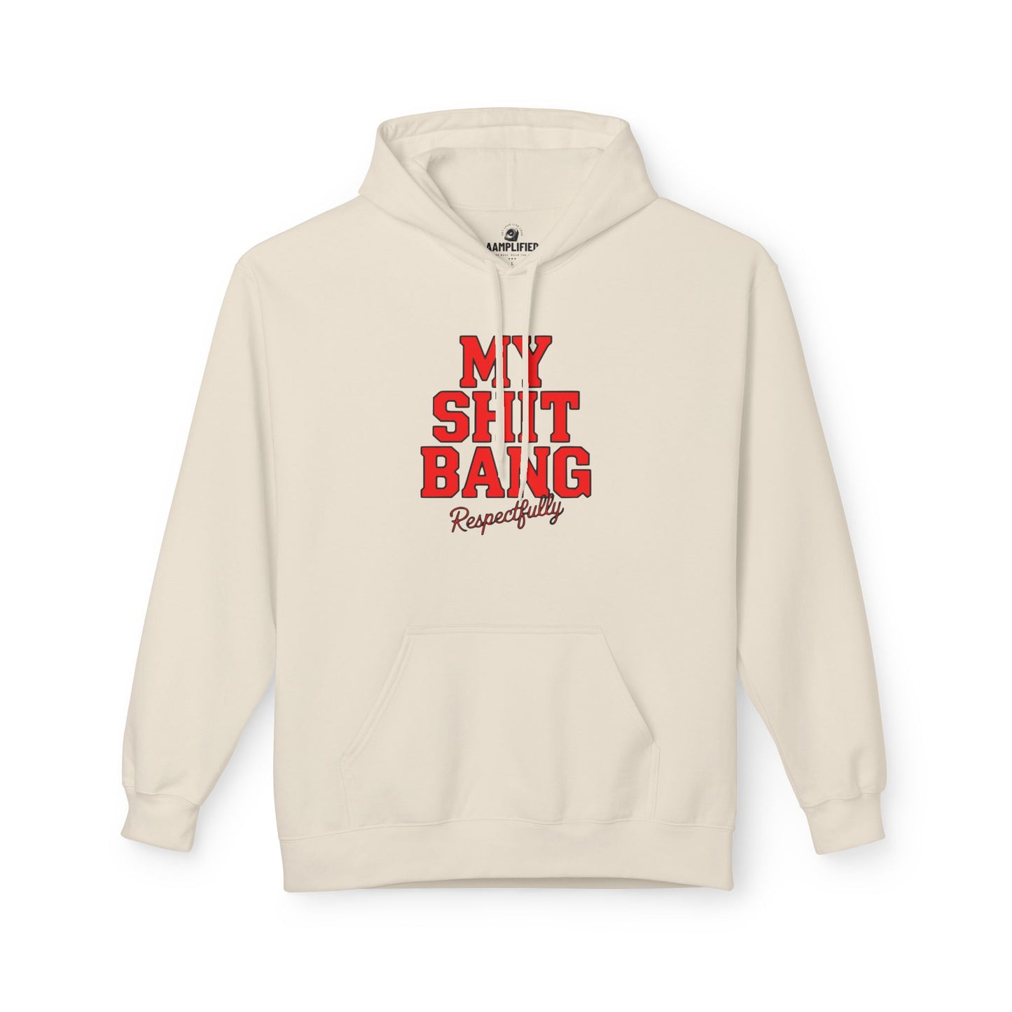 aamplified fleece my sht bang hoodie