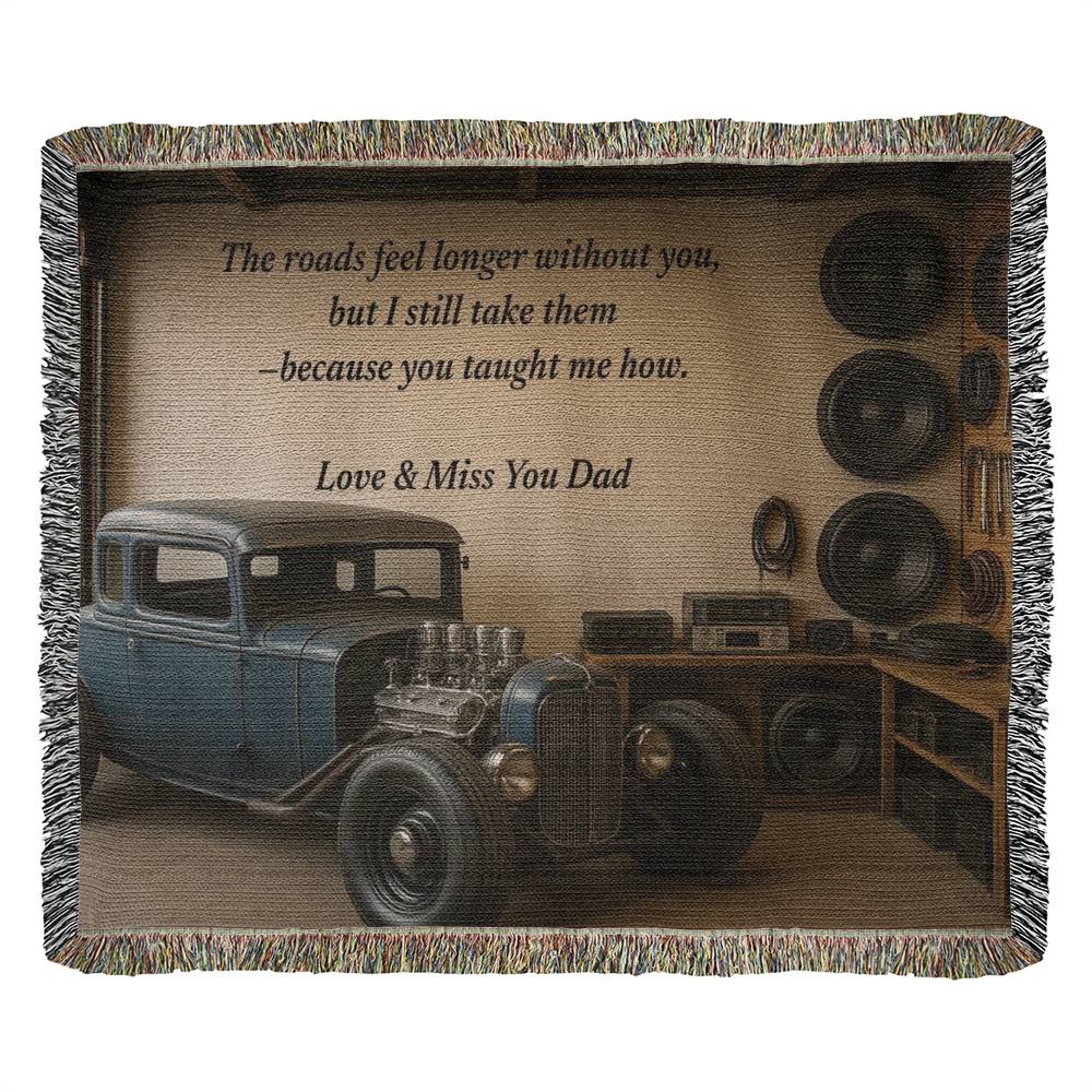 heirloom photo woven blanket (landscape)