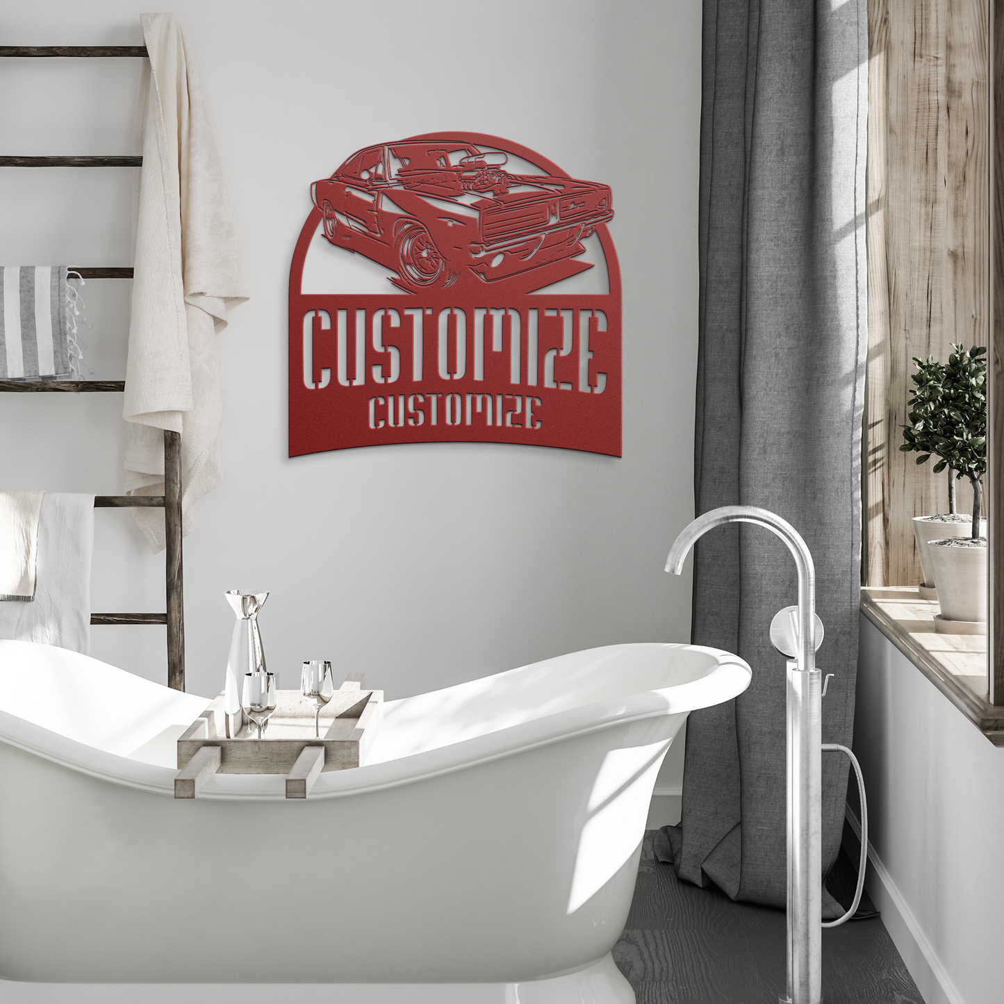 Customizable_Muscle_Car_Metal_Print_Red_Modern_Bathroom_Mockup.png