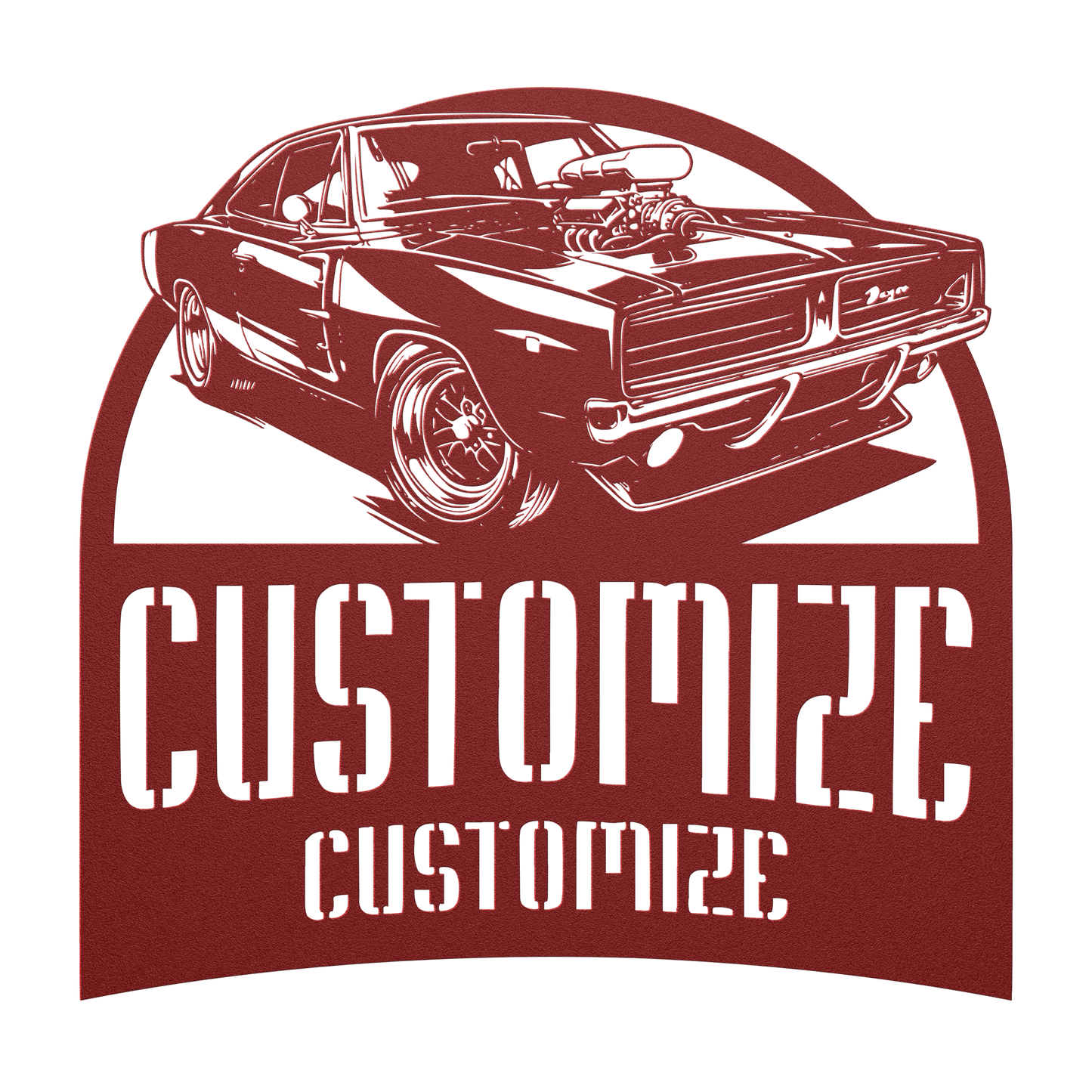 Customizable_Muscle_Car_Metal_Print_Red_Transparent_Mockup.png