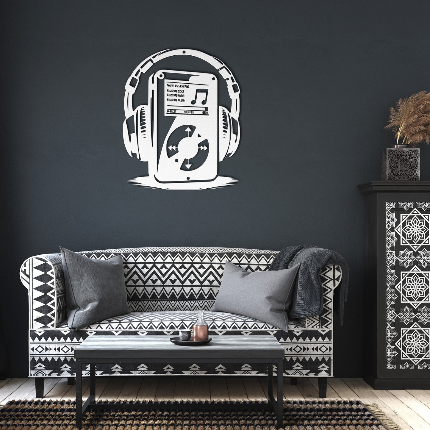 MP3 Player (Customizable) Metal Sign