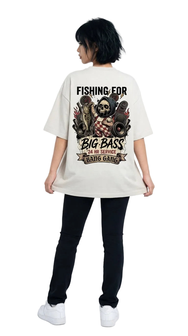 Das "Fishing for Big Bass" 250G T-Shirt