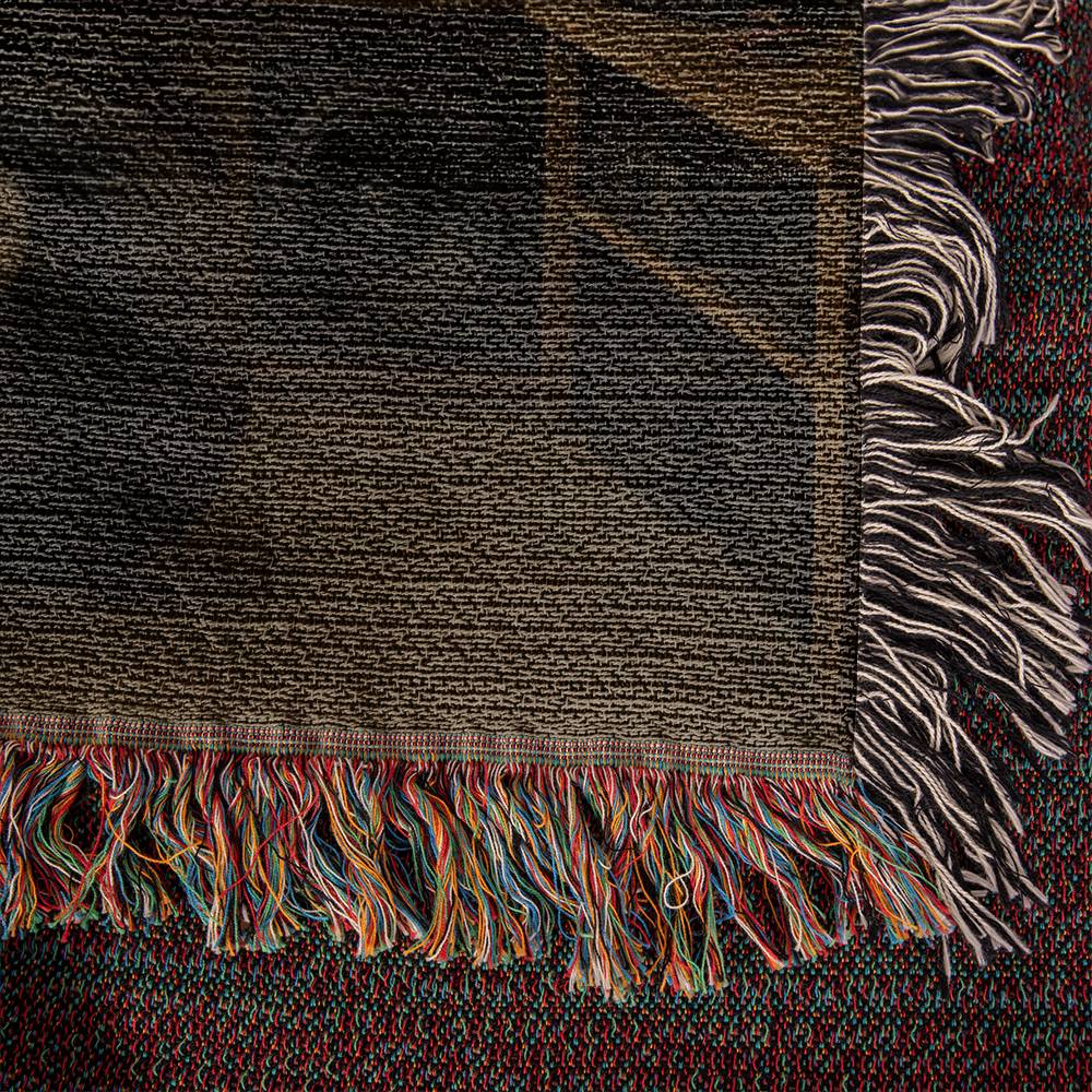 heirloom photo woven blanket (landscape)