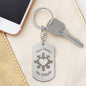 You Make Me Whole Keychain (Engravable)