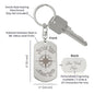 Never Lost Keychain (Engravable)