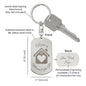 Home Is Engravable Keychain