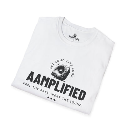 AAmplified Music Unisex Softstyle T-Shirt - Feel the Bass, Wear the Sound