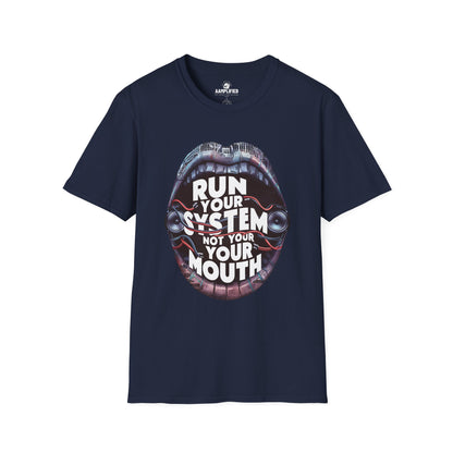 AAmplified 'Run Your System' Premium T-Shirt