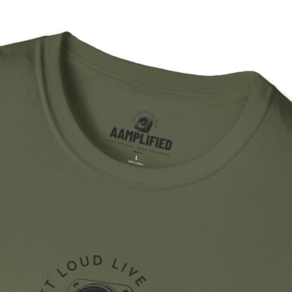AAmplified Music Unisex Softstyle T-Shirt - Feel the Bass, Wear the Sound
