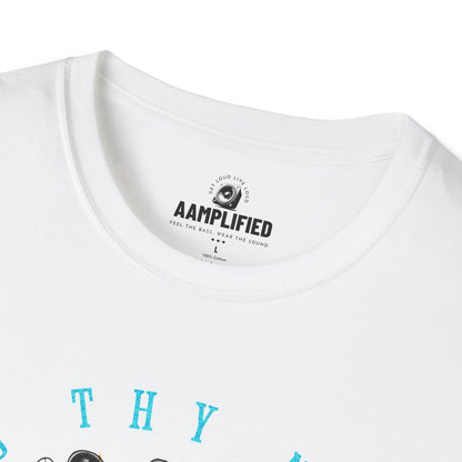 AAmplified Skull Graphic T-Shirt for Music Lovers - "Disturb Thy Neighbor"