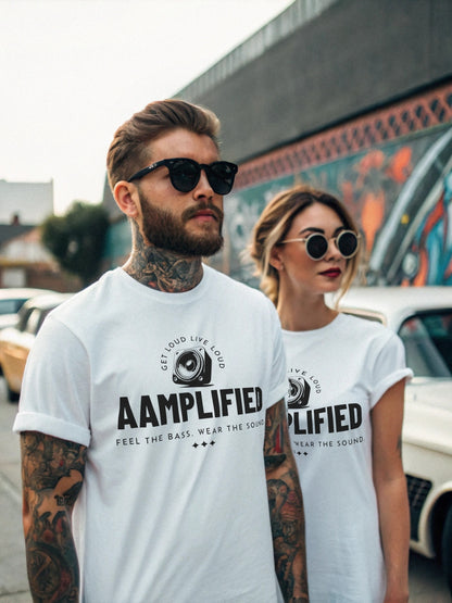 AAmplified Music Unisex Softstyle T-Shirt - Feel the Bass, Wear the Sound