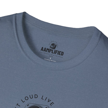 AAmplified Music Unisex Softstyle T-Shirt - Feel the Bass, Wear the Sound