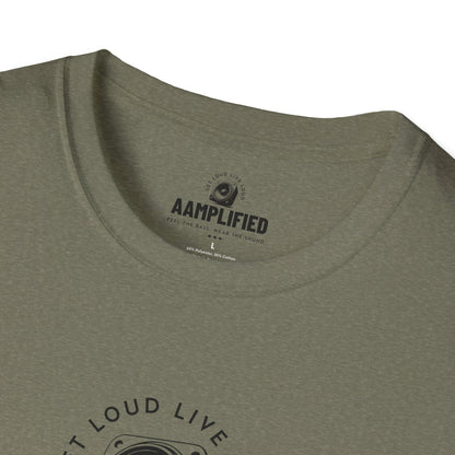 AAmplified Music Unisex Softstyle T-Shirt - Feel the Bass, Wear the Sound