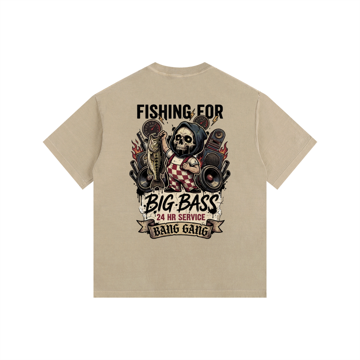 The "Fishing For Big Bass" 260G T-Shirt