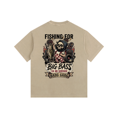 The "Fishing For Big Bass" 260G T-Shirt