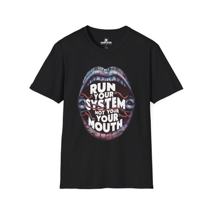 AAmplified 'Run Your System' Premium T-Shirt
