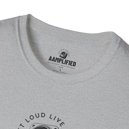 AAmplified Music Unisex Softstyle T-Shirt - Feel the Bass, Wear the Sound