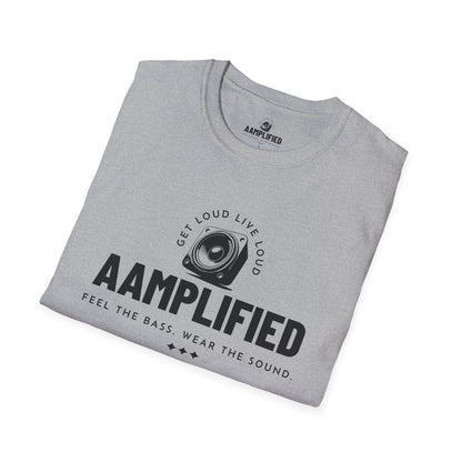 AAmplified Music Unisex Softstyle T-Shirt - Feel the Bass, Wear the Sound