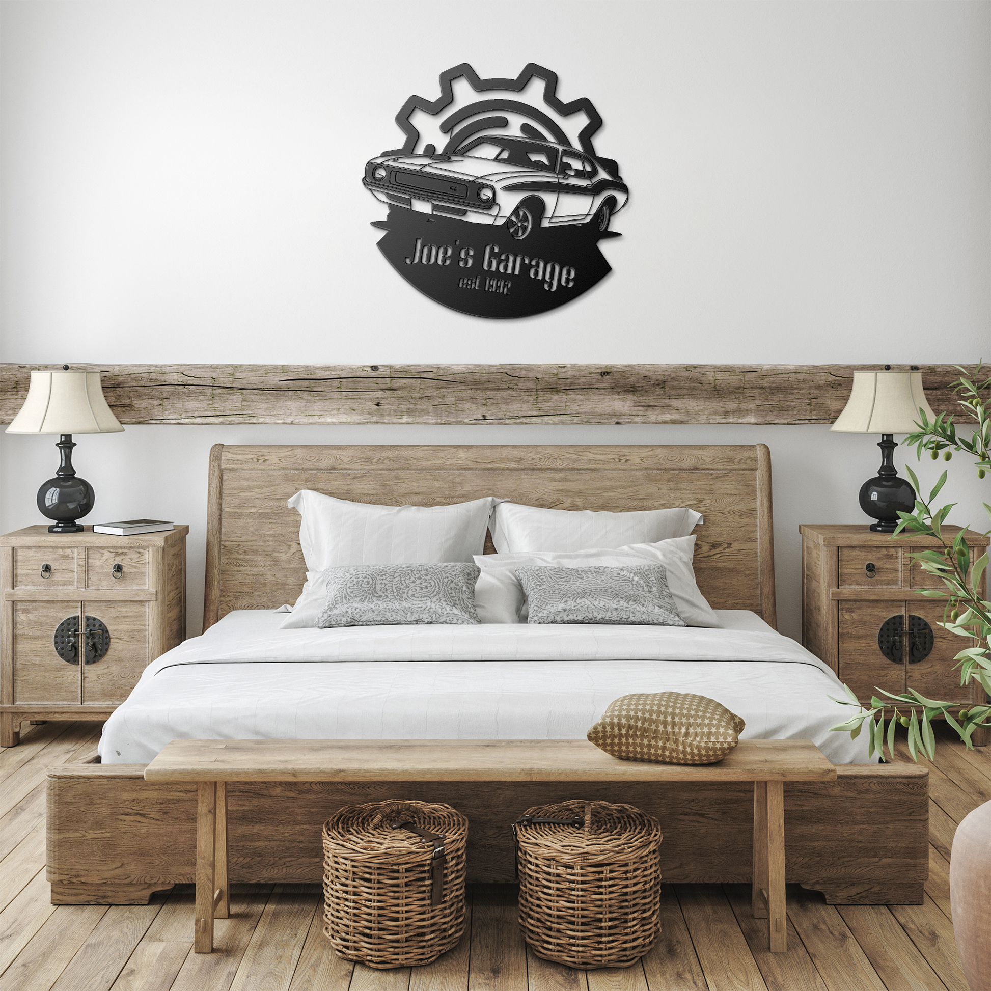 Aamplified_Sprocket_Metal_Print_Customi_Black_Farmhouse_Bedroom_Mockup.png