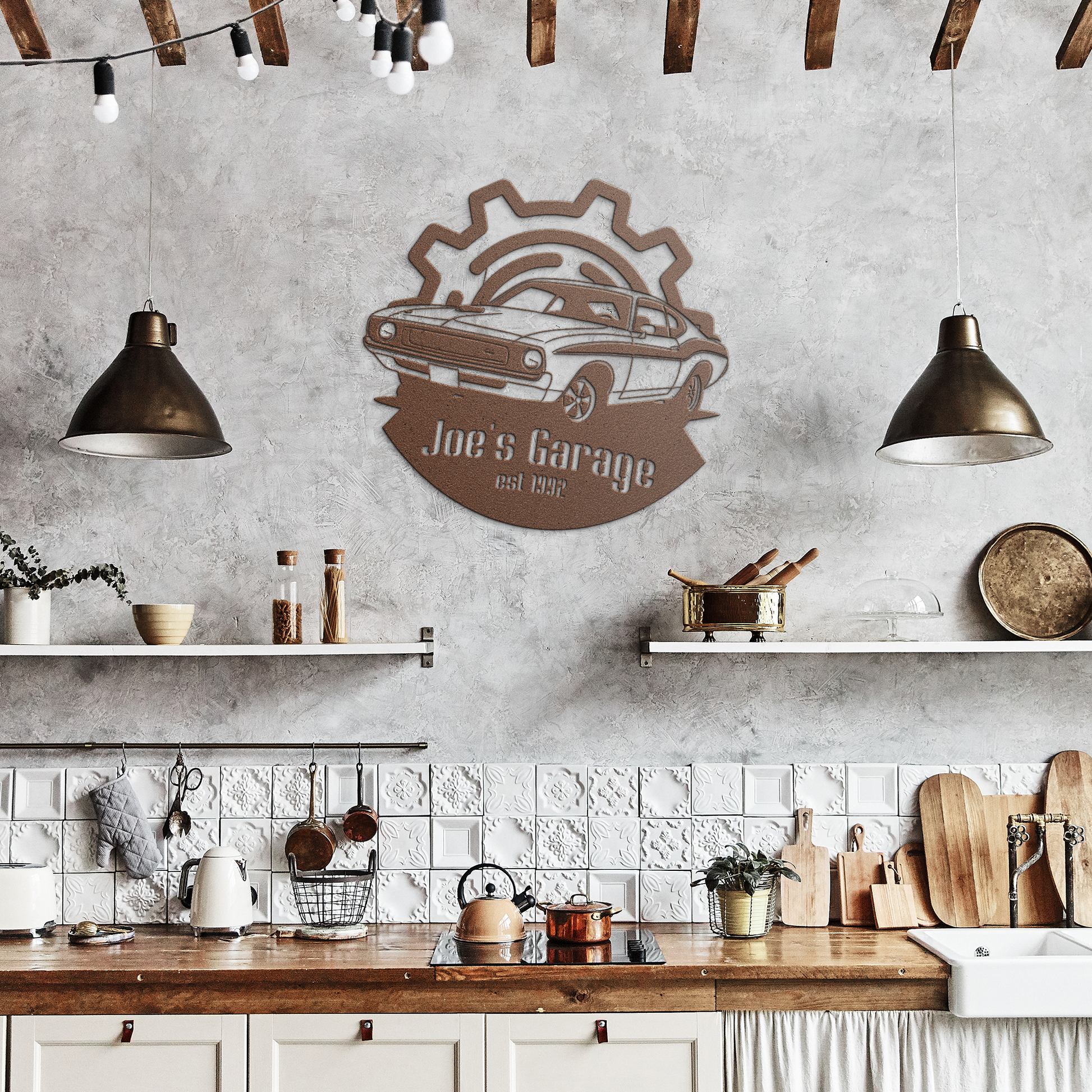 Aamplified_Sprocket_Metal_Print_Customi_Copper_Rustic_Kitchen_Mockup.png