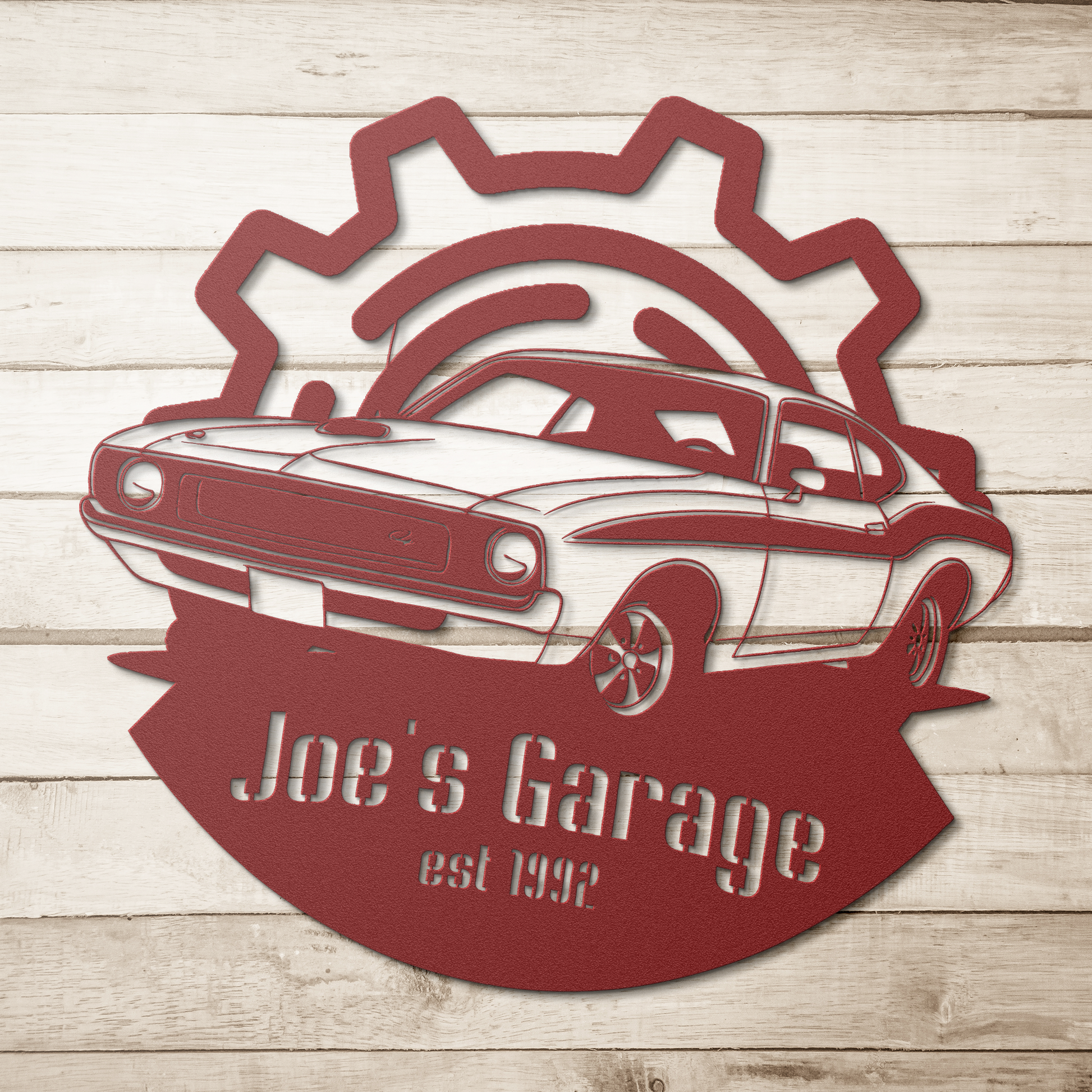 Aamplified_Sprocket_Metal_Print_Customi_Red_Simple_Wood_BKGD_Mockup.png