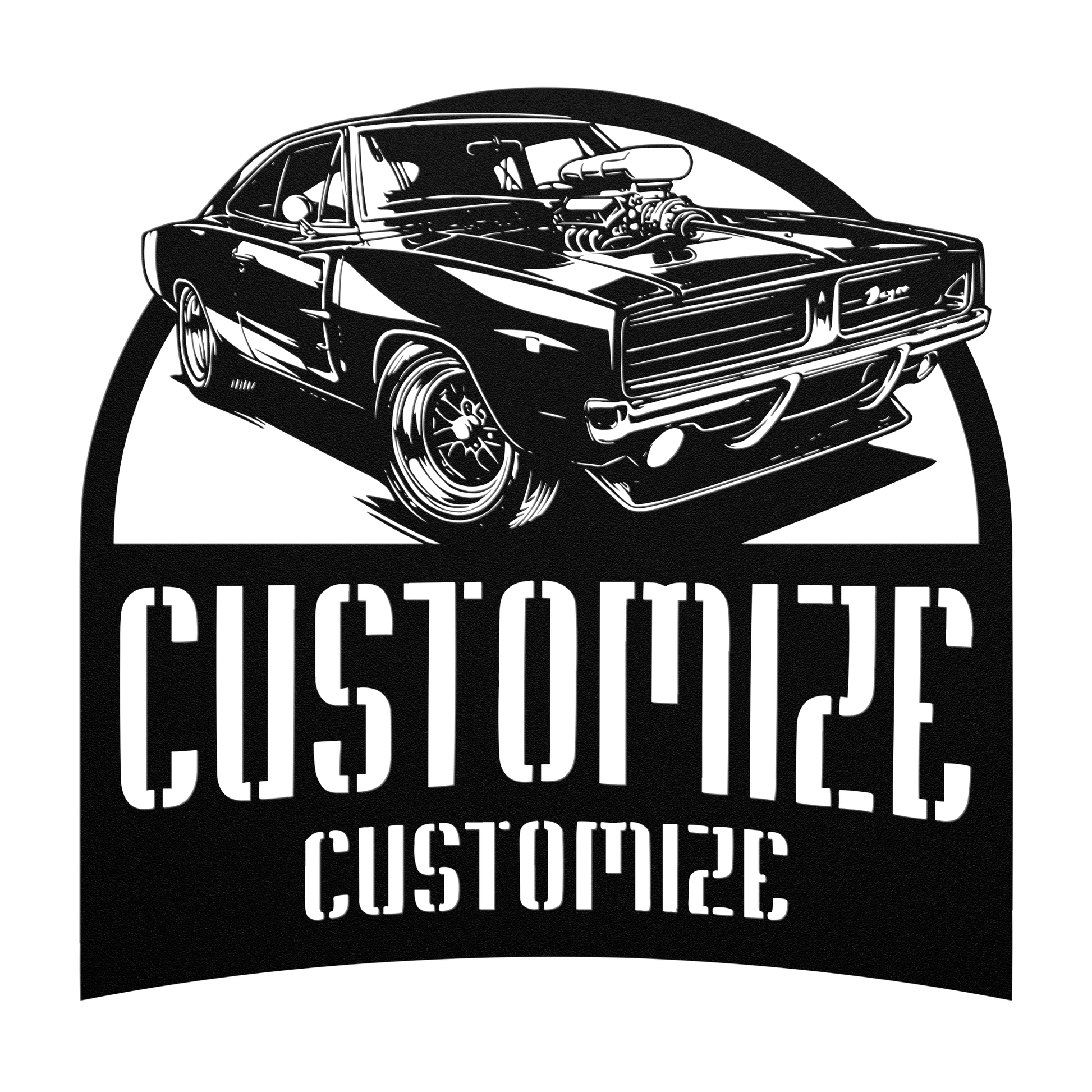 Customizable_Muscle_Car_Metal_Print_Black_Transparent_Mockup.png