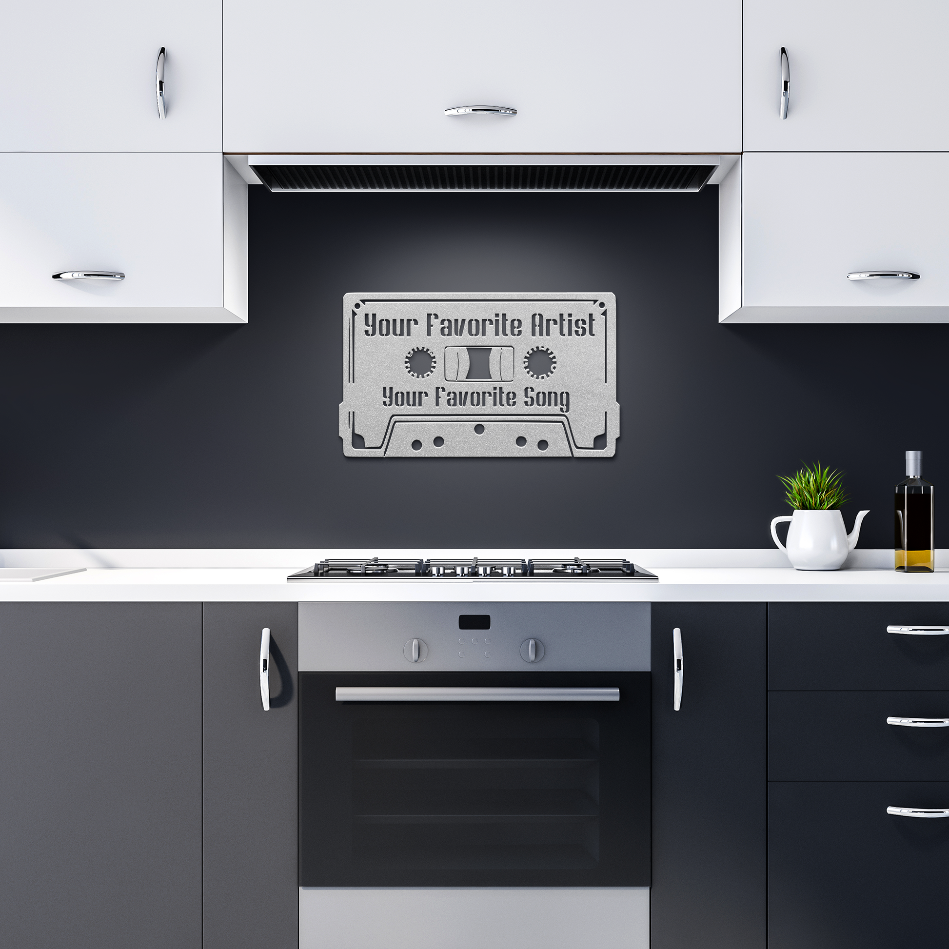 Customize_Your_Own_Cassette_Tape_Music_Silver_Dark_Kitchen_Mockup.png