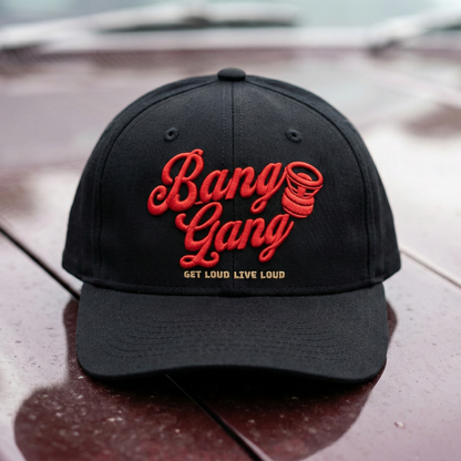 The "Classic Essentials" Shop Cap – Black & Red