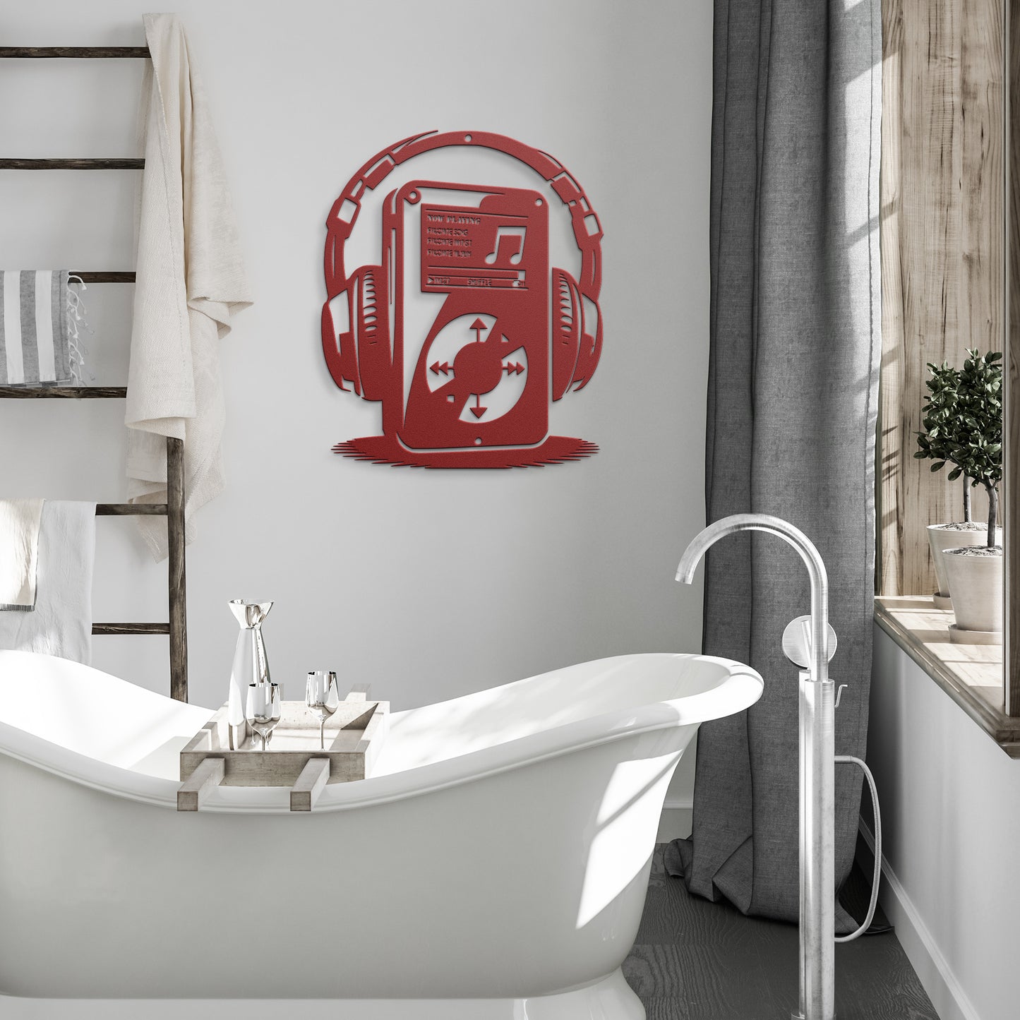MP3 Player (Customizable) Metal Sign