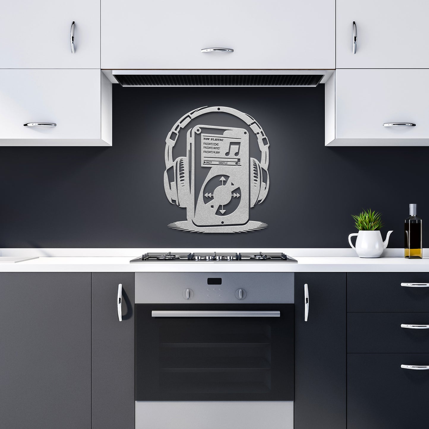 MP3 Player (Customizable) Metal Sign