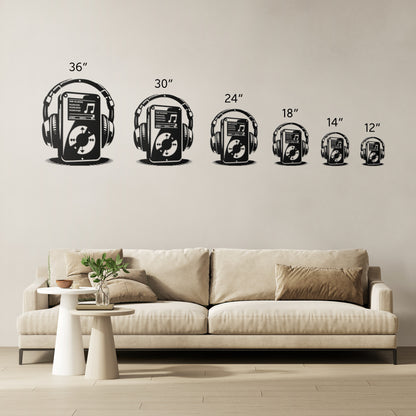 MP3 Player (Customizable) Metal Sign