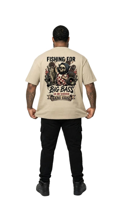 The "Fishing For Big Bass" 260G T-Shirt