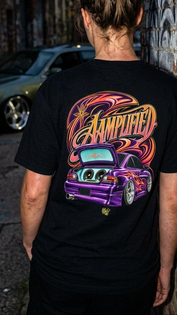 AAMPLIFIED Neon Graveyard Tee