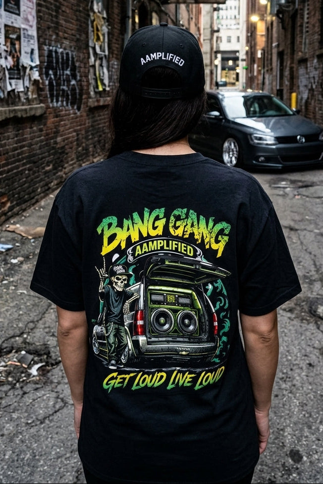 AAMPLIFIED Bang Gang Get Loud Tee