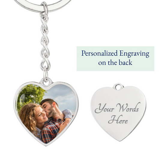 Memories Made Heart Shaped Keychain