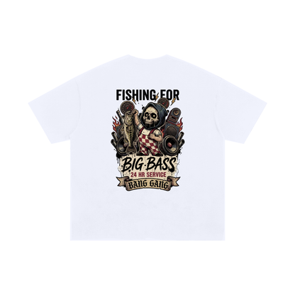 Das "Fishing for Big Bass" 250G T-Shirt