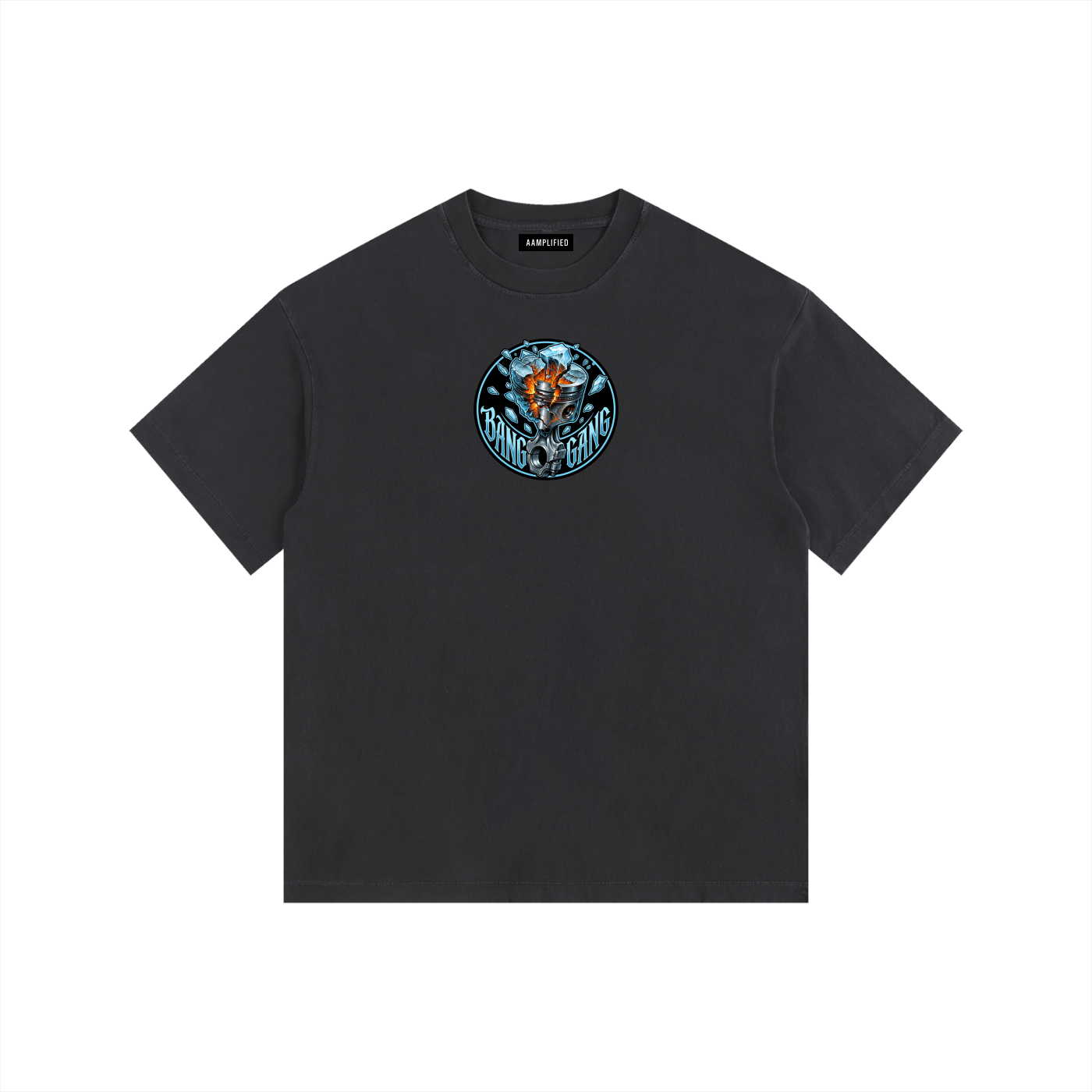 Black t-shirt with 'KODA' logo on a white background